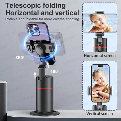 Selfie table stabilizer with facial tracking: create smooth and clear videos and photos